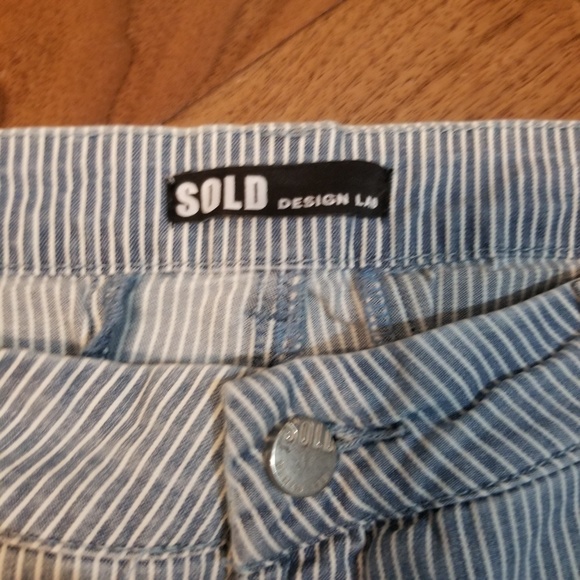 Sold Design Lab Jeans Railroad Stripe Boyfriend - Picture 7 of 8